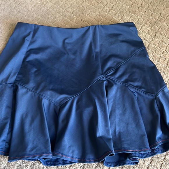 Lucky in love gray blue  skirt skort size small - Picture 2 of 5